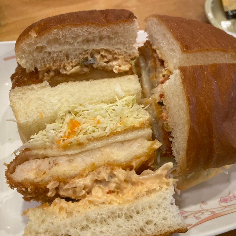 エビカツサンド(マサキ珈琲)