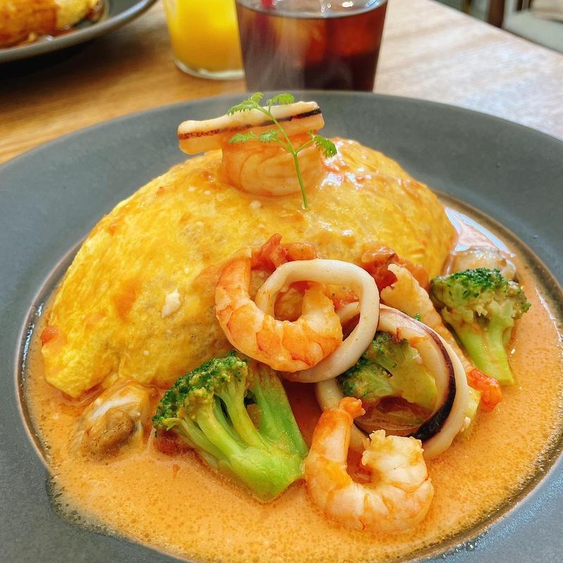 シーフードオムライス(アリンコモウダッシュ)