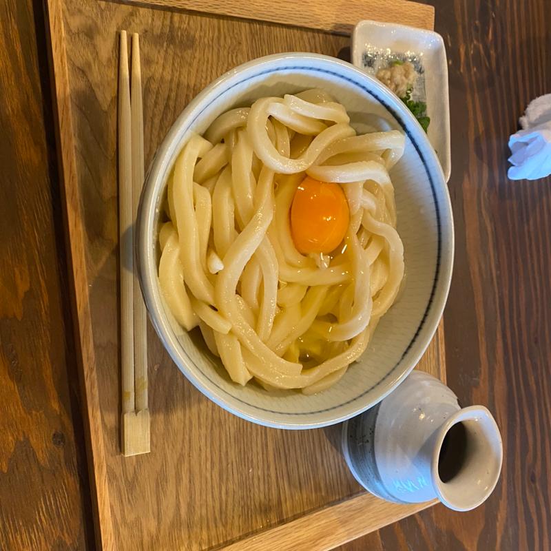 釜玉うどん(好日庵 （こうじつあん）)