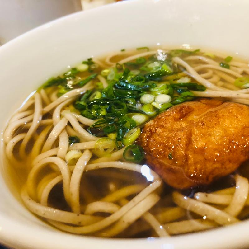 かけそば_ 選べる小丼とミニ麺セット(ふく福 七つ島店 （ふくふく）)