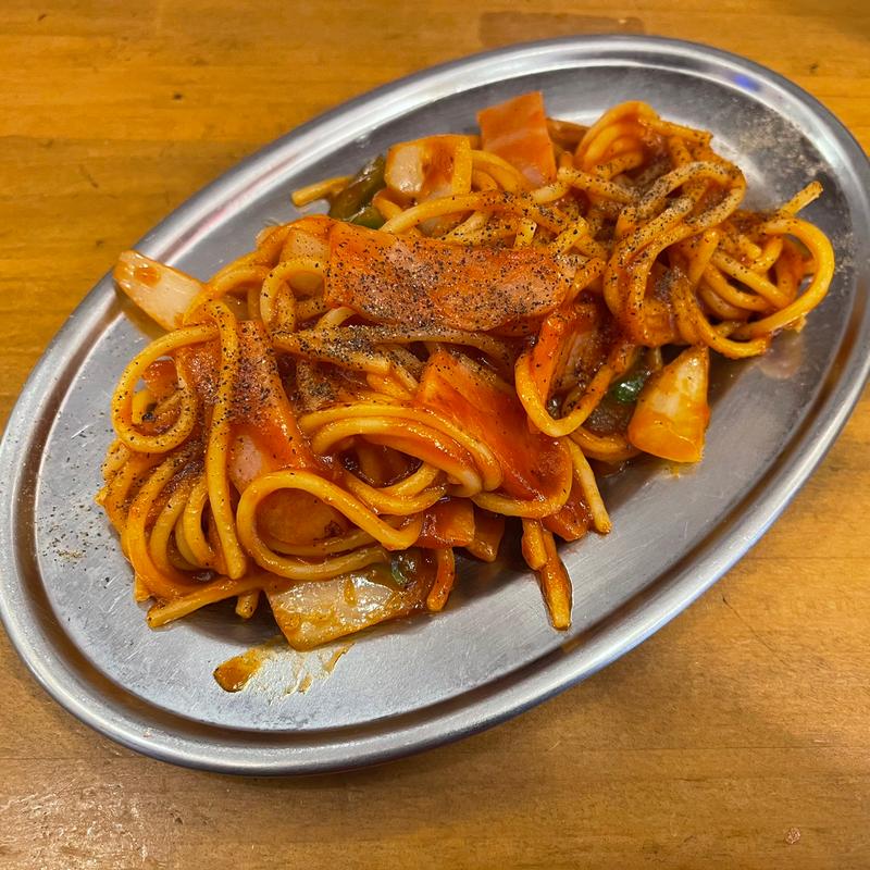 おつまみナポリタン(大衆酒場 ホームベース ぴおシティ桜木町店)