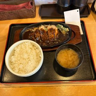 豚ロースステーキ定食(バーグ 浅田店)