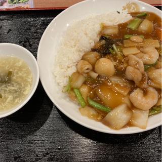 中華丼(餃子の王様 龍吟 ミッテン府中店)