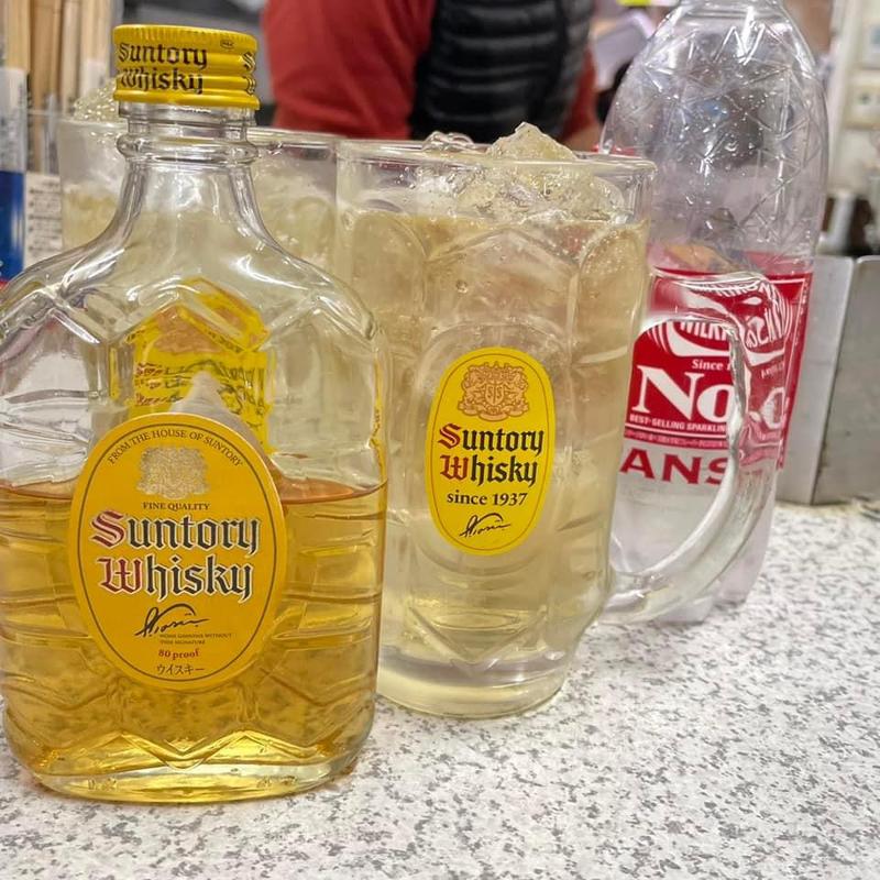 サントリー角ポケット(三代目 立ち呑み処 おかもと)