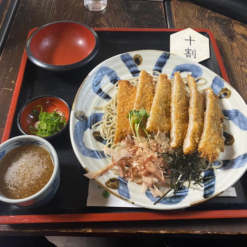 カツおろしそば　十割　1.5盛り(千束そば （ちぐさそば）)