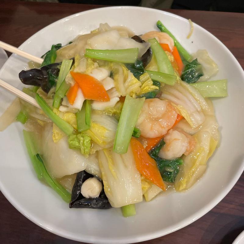 海鮮焼きそば(北京ダック＆ズワイ蟹食べ放題 老北京 ‐ROUPEKIN‐ 中華街本店)