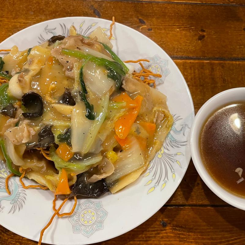 五目かたやきそば(三代目福建楼 )