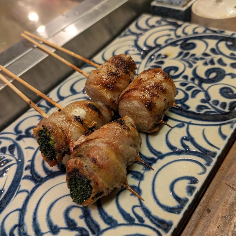 野菜捲き串 5串盛り(博多串焼き・野菜巻き工房 ごりょんさん 渋谷店)