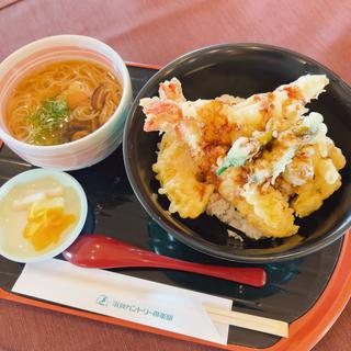 天丼と煮麺(滋賀カントリー倶楽部レストラン )