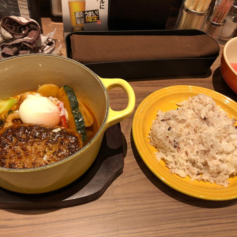 ハンバーグ　デミグラス煮込み(さかい珈琲 小野店)