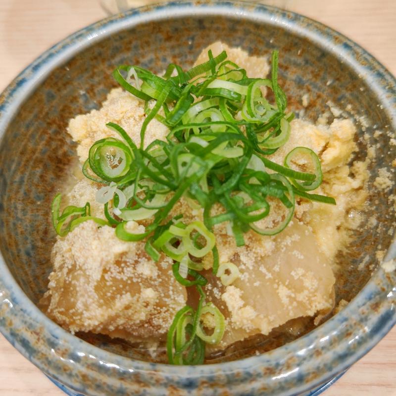地魚の卵と大根の煮物(貝・海苔巻き 野毛しらはら)