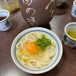 釜玉(裏メニュー)(釜あげうどん 長田 in 香の香)