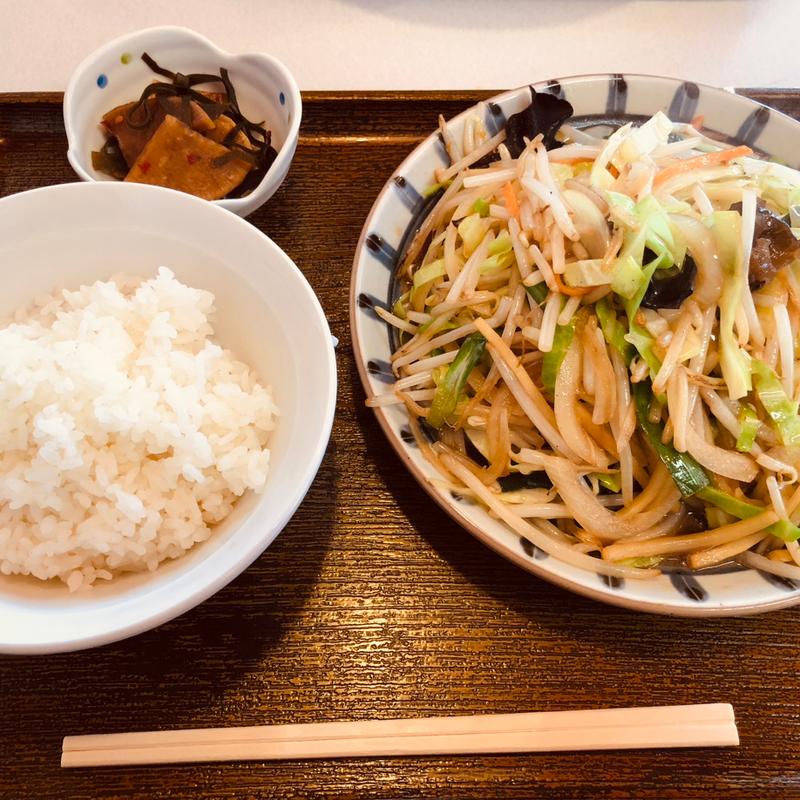 野菜炒めとライス(華林)