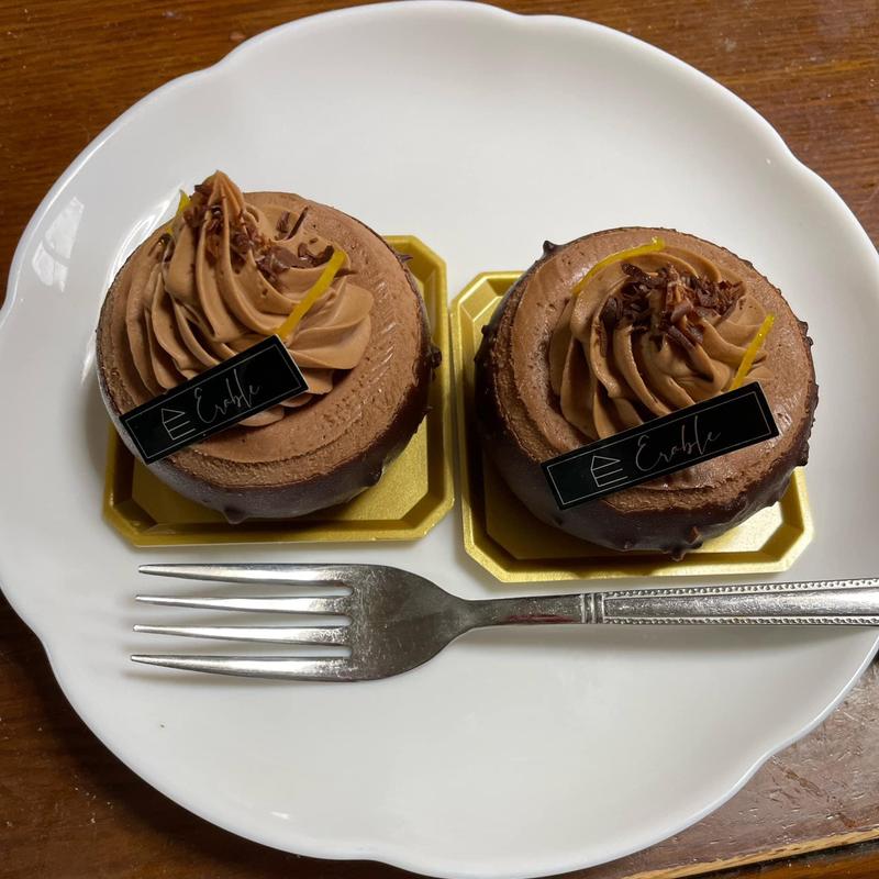 オレンジとチョコのケーキ(Patisserie Erable（パティスリー エラブル）)