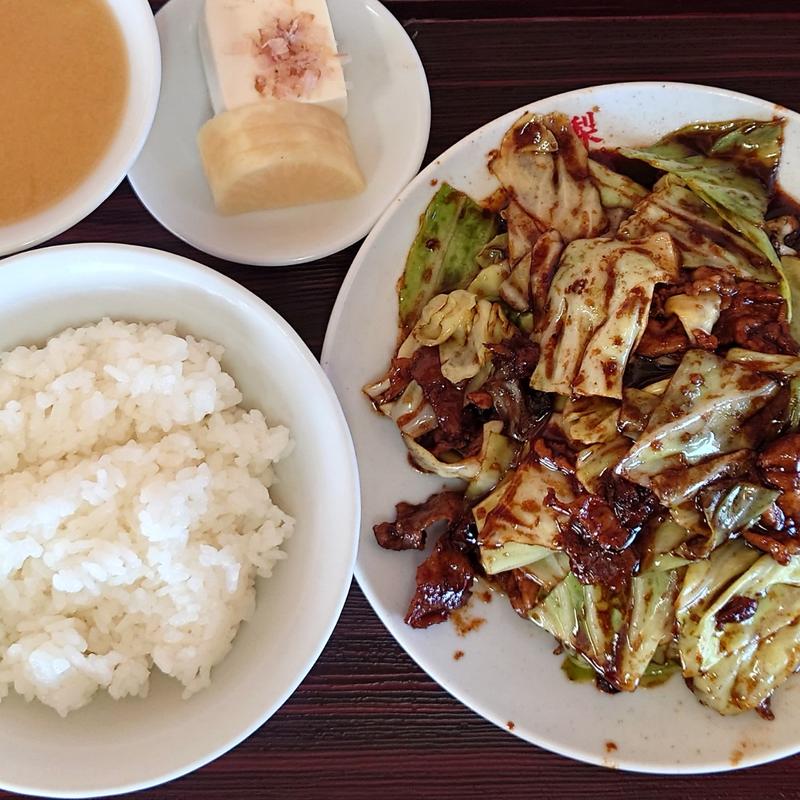 回鍋肉定食(花梨 （カリン）)