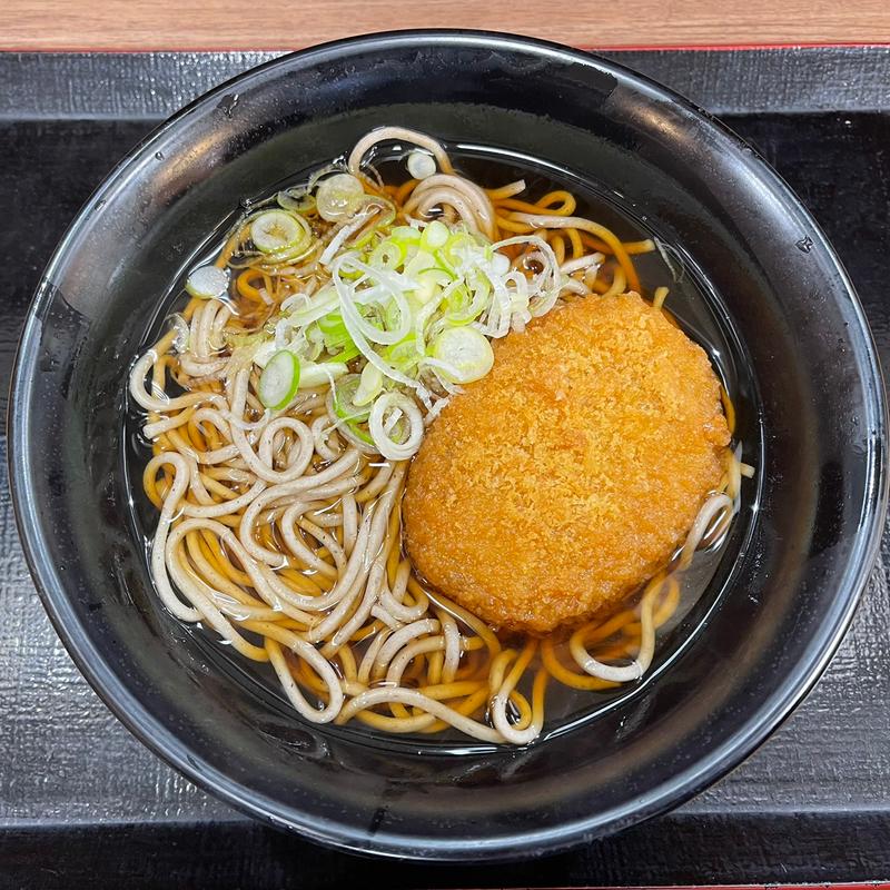 コロッケそば(濱そば　大船駅)