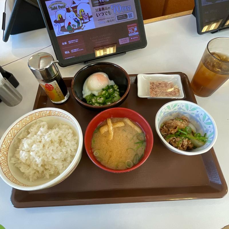 まぜのっけごはん朝食　ミニ(すき家 横浜上郷店 )