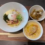 カルボナーラつけ麺(Bセット)