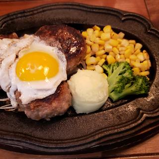 特製粗挽きハンバーグステーキ(ハラペコステーキ 渋谷店)