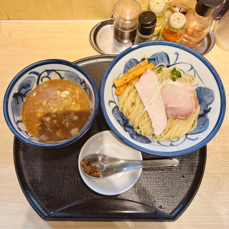 鶏と魚介のつけ麺(つけ麺 たけもと)