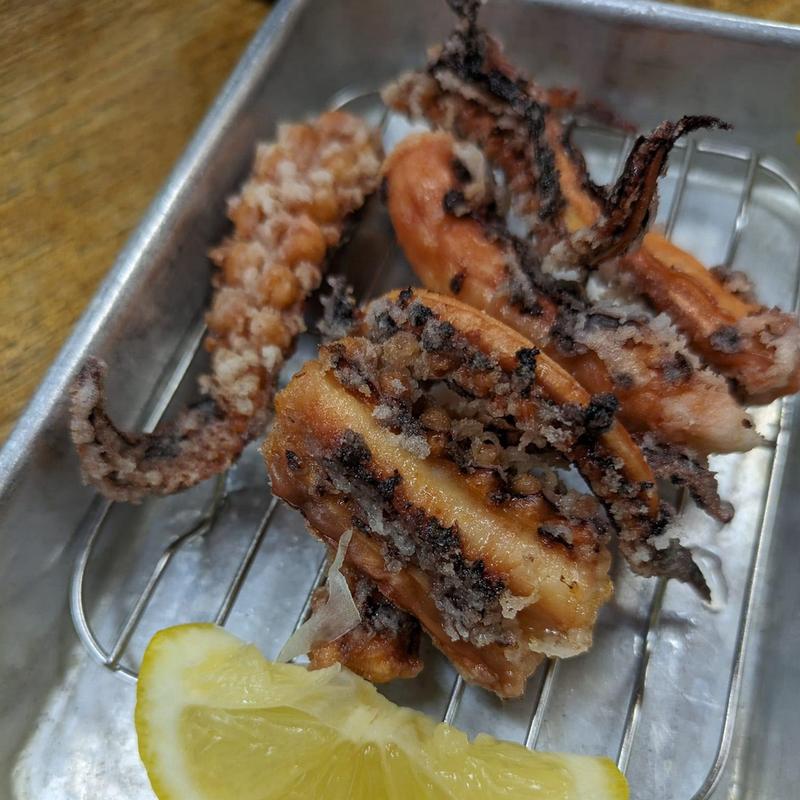 ゲソの唐揚げ(大衆酒場 増やま 本店)