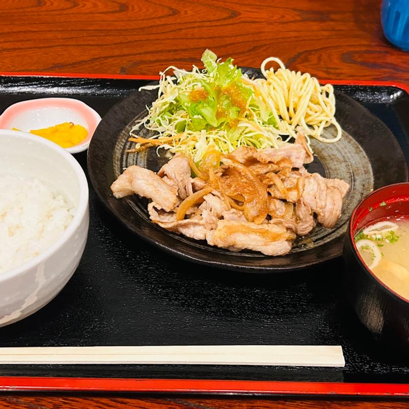 和風生姜焼定食(さくらの湯 食堂 )