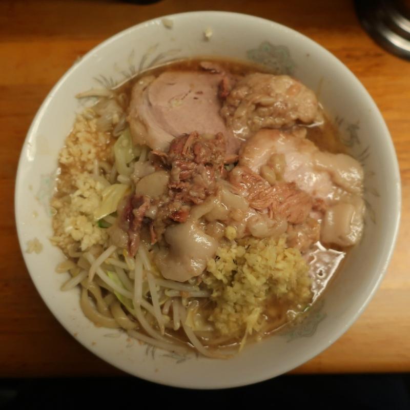 小ラーメン(しょうがトッピング)(ラーメン二郎 立川店)