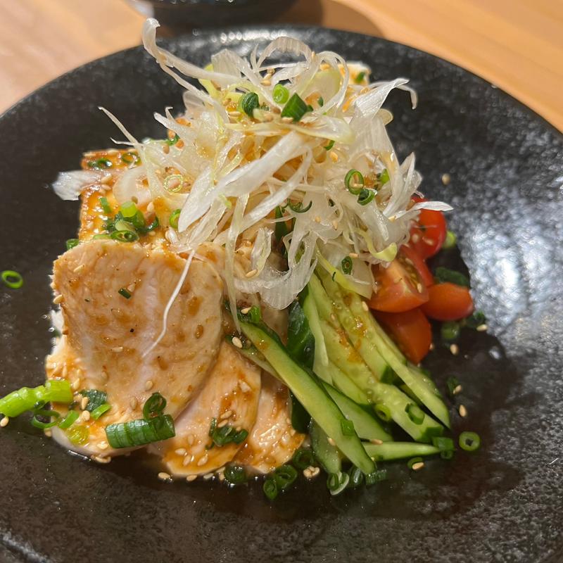 棒々鶏豆腐(鳥一伝承　焼鳥酒場ヤスモリ商店)