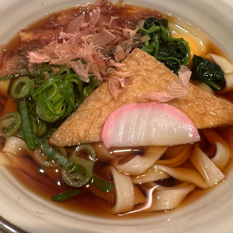 きしめん 生卵トッピング(驛釜きしめん)