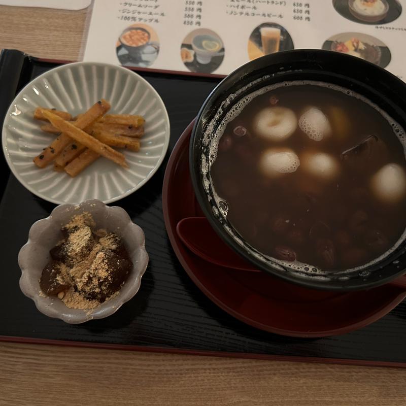 白玉ぜんざい(まゆ月 くらがり坂)