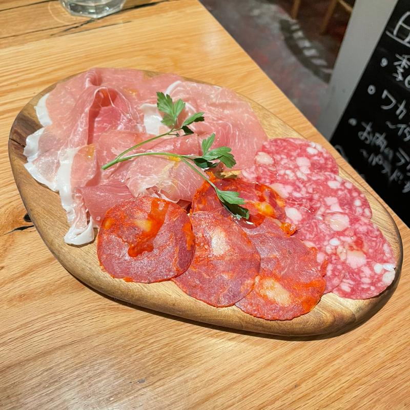 生ハム盛り合わせプレート(三宿ケベロス)