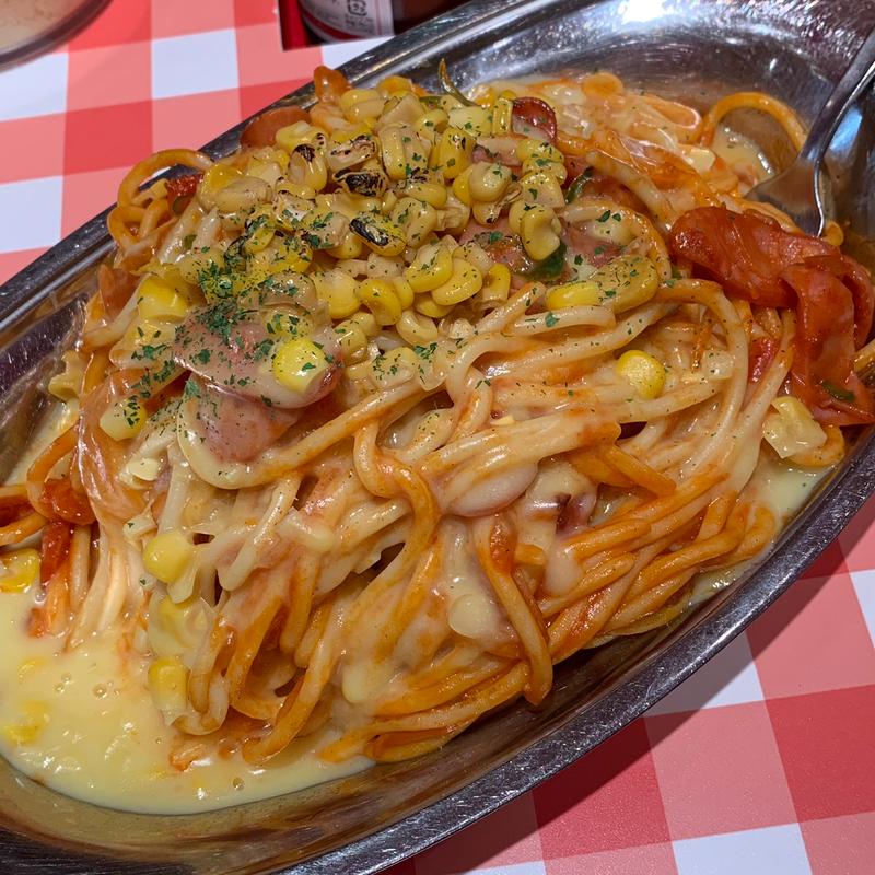 コーンシチューナポ(スパゲッティーのパンチョ 新宿南口店)