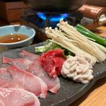 ブリのしゃぶしゃぶ(魚菜由良　雑魚亭)