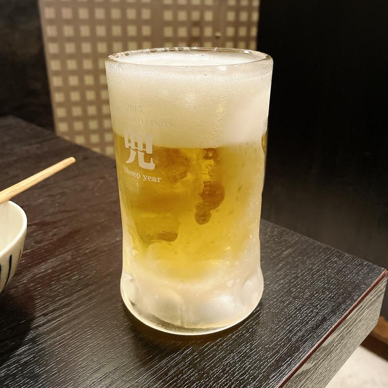 生ビール(羊や カブト本店)