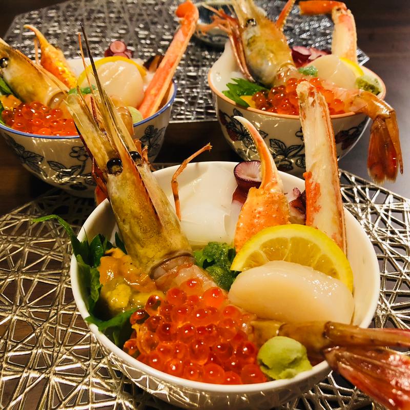 北の海鮮丼(釧路和商市場)