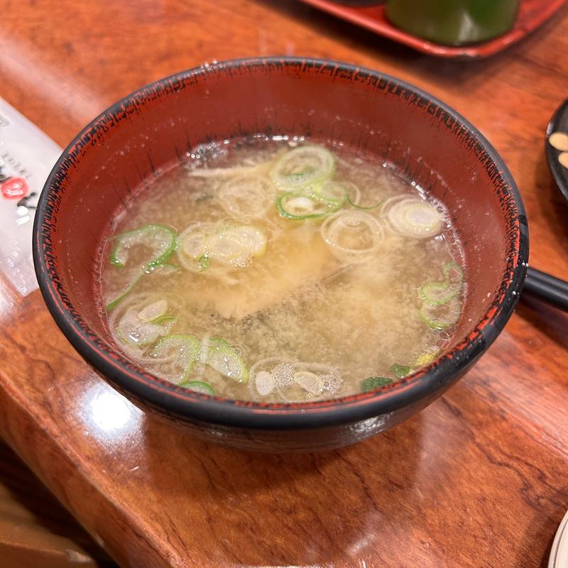 のど黒のあらの味噌汁(もりもり寿し 近江町店 )