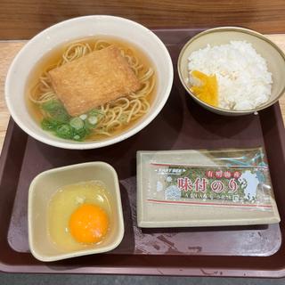 朝定食(立喰いうどん・そば 釜ひろ)