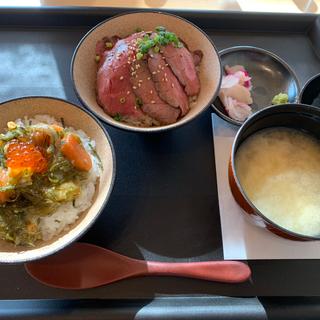 贅沢ミニ丼2種セット(Restaurant & Bar 1854 HAKODATE（イチハチゴーヨン ハコダテ）)
