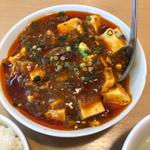 ラム肉とマーボー豆腐