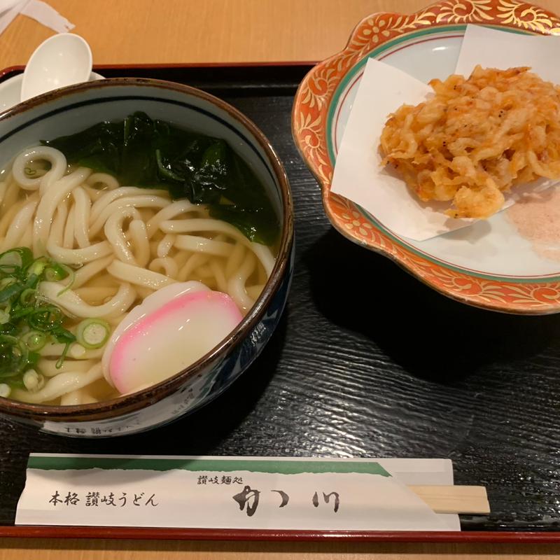 桜エビのかき揚げセット(か川)