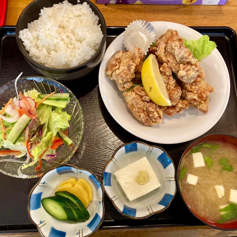 からあげ定食(キッチンしぶえ)
