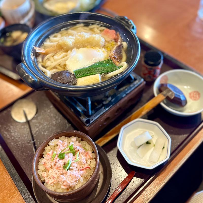 鍋焼きうどんとせいろご飯(かごの屋 藤井寺インター南店 )