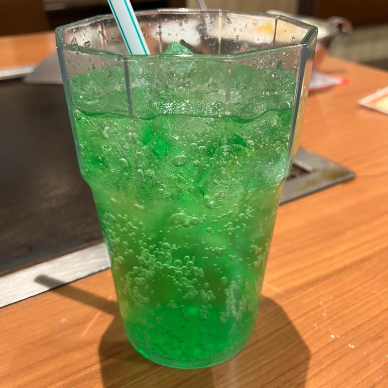 メロンソーダ(お好み焼･焼そば 風月 イオン札幌平岡店)