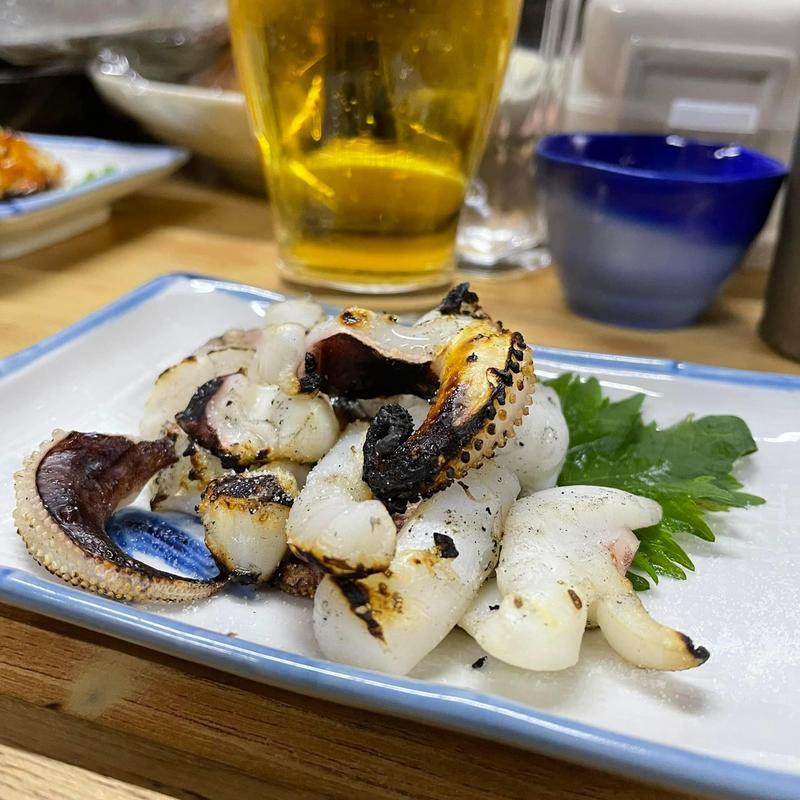 げそ塩焼き(稲田酒店)