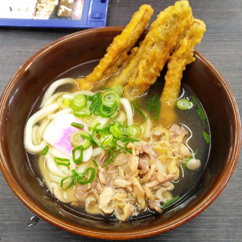 かしわごぼ天うどん(資さんうどん 伊都店)