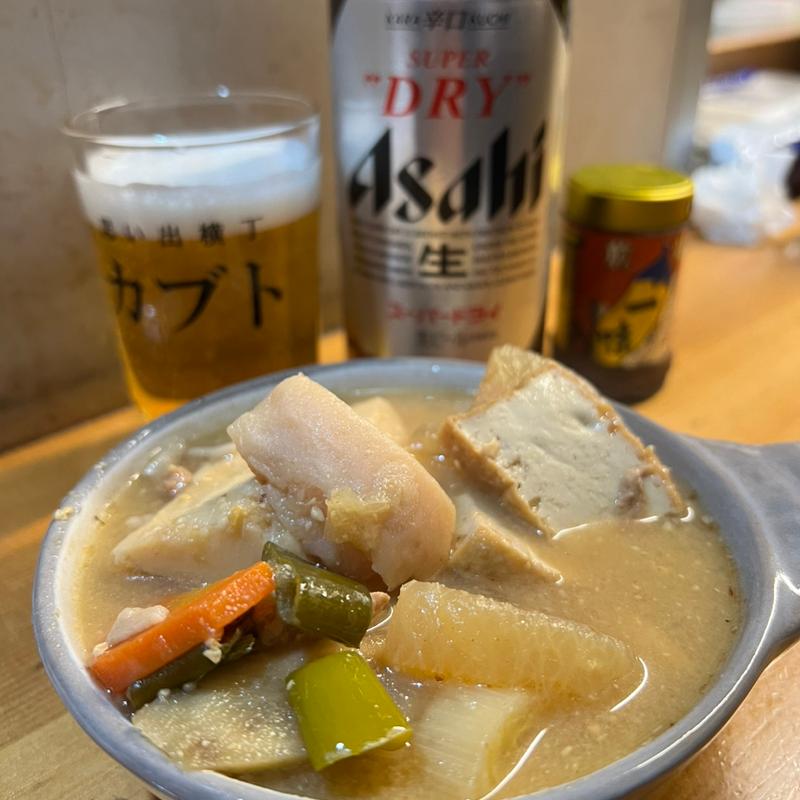 豚汁(鰻 カブト)