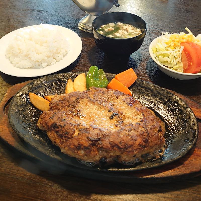 ジャンボハンバーグ(ステーキ峰 )