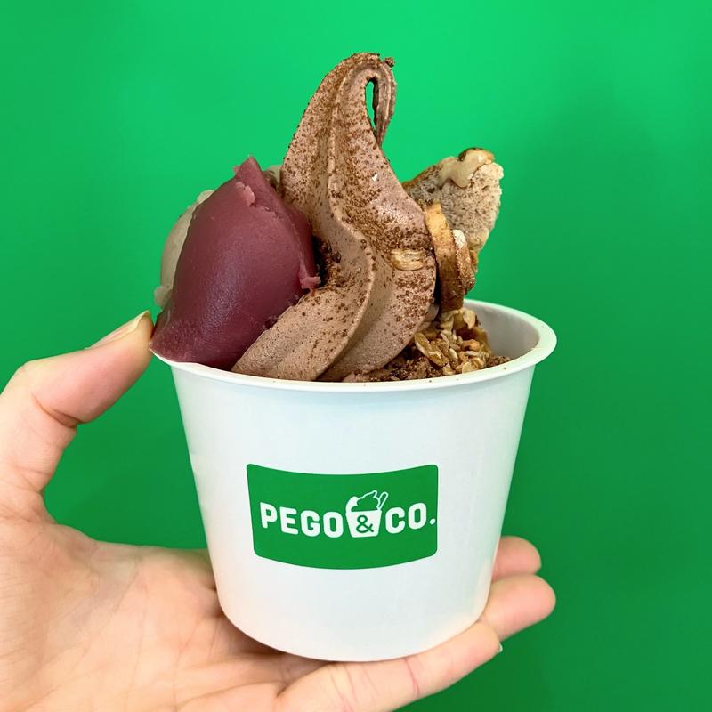 PEGOソフト（黒糖チョコ×木いちごあん×グラノーラ）(PEGO＆CO. 世田谷店（ペゴあんこ せたがやてん）)