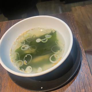 わかめスープ(ハーフ)(あみやき亭 津島店 )