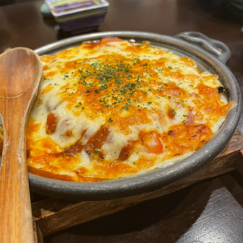 なすとトマトのチーズ焼き(旬のまかない道場 和壱)